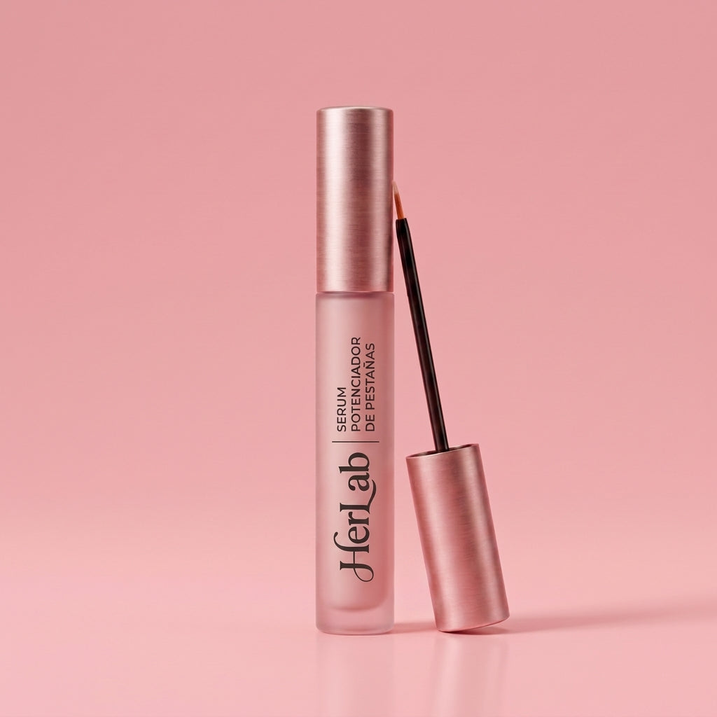 Herlab Serum: Fortalece y alarga tus pestañas de forma segura.