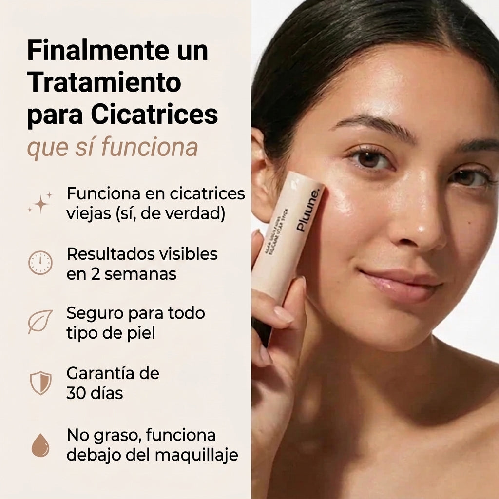 Pluune™: Balsamo clínico reparador de cicatrices de acné™