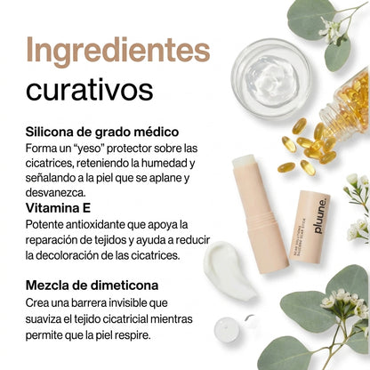 Pluune™: Balsamo clínico reparador de cicatrices de acné™